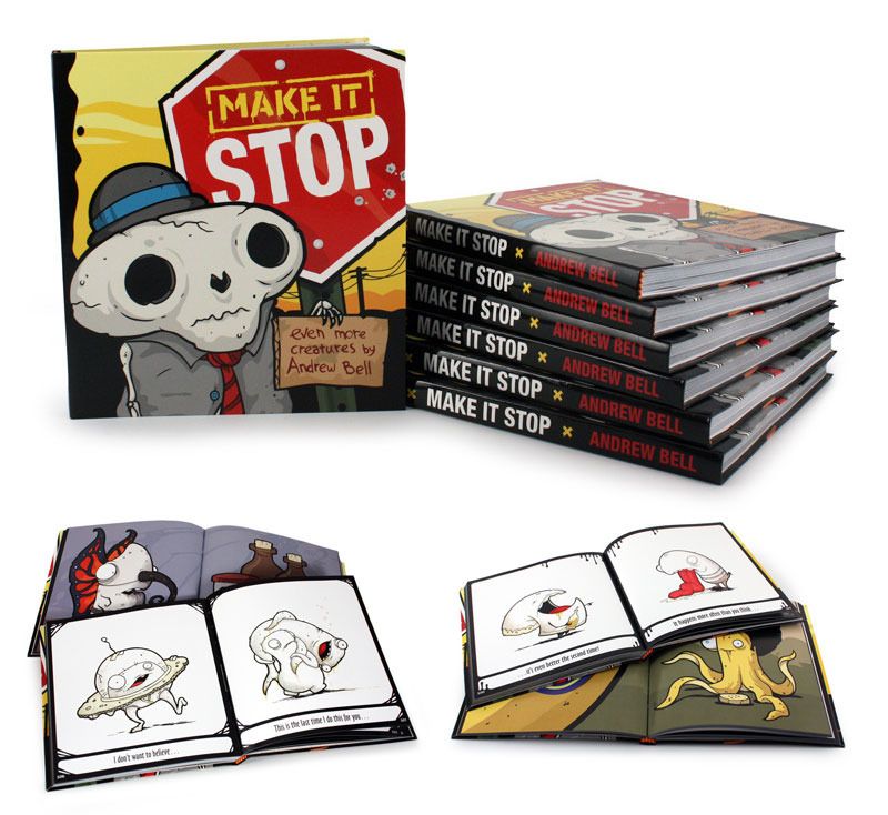 "Make It Stop" a new book of illustrations from Andrew Bell